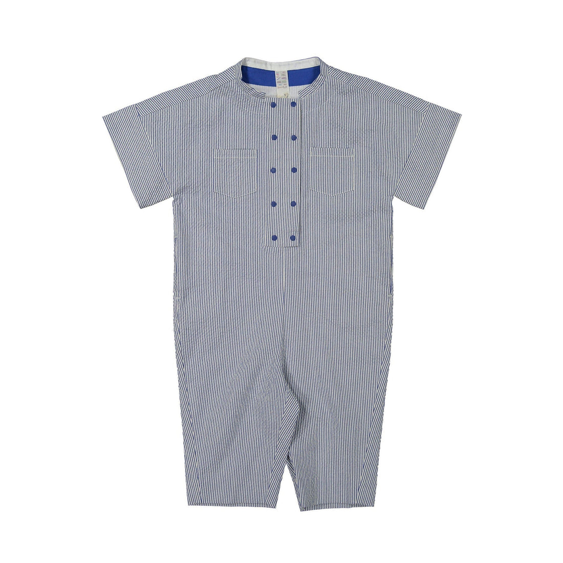 Tia Cibani rompers Tia Cibani Cobalt Double Breasted Jodhpur Romper