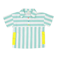 Tia Cibani shirts Tia Cibani Foam Mix Frank Golf Shirt
