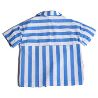 Tia Cibani shirts Tia Cibani Marine Mix Frank Golf Shirt
