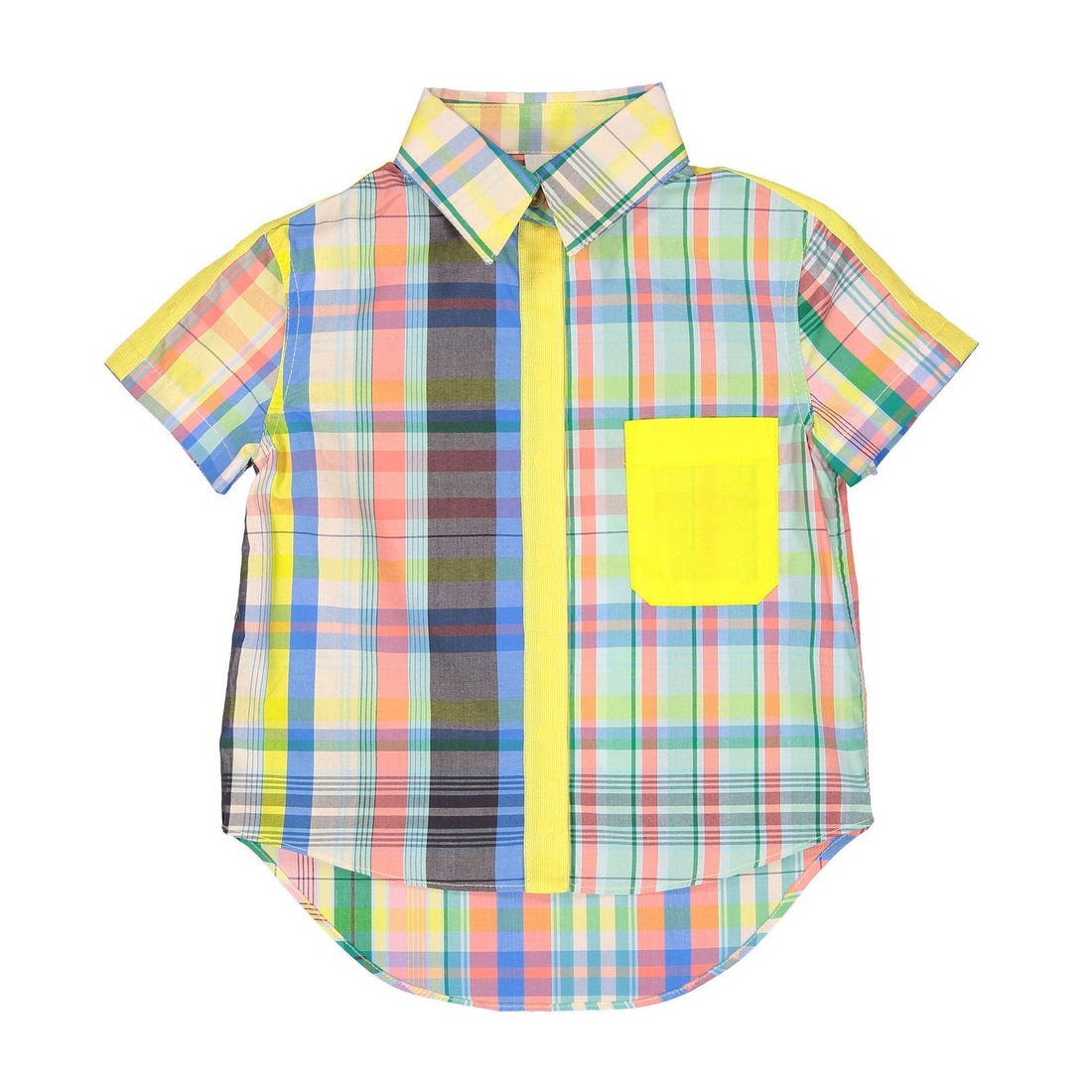 Tia Cibani shirts Tia Cibani Rainbow Salana Multi Snap Shirt