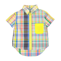 Tia Cibani shirts Tia Cibani Rainbow Salana Multi Snap Shirt