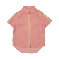 Tia Cibani shirts Tia Cibani Tangerine Classic Snap Shirt