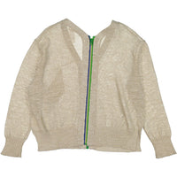 Tia Cibani sweaters Tia Cibani Sesame Zip Front Cardigan
