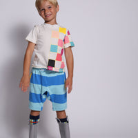 Tia Cibani tees Tia Cibani Rainbow Checkerboard Tee