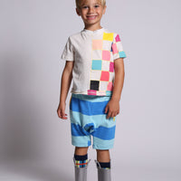 Tia Cibani tees Tia Cibani Rainbow Checkerboard Tee