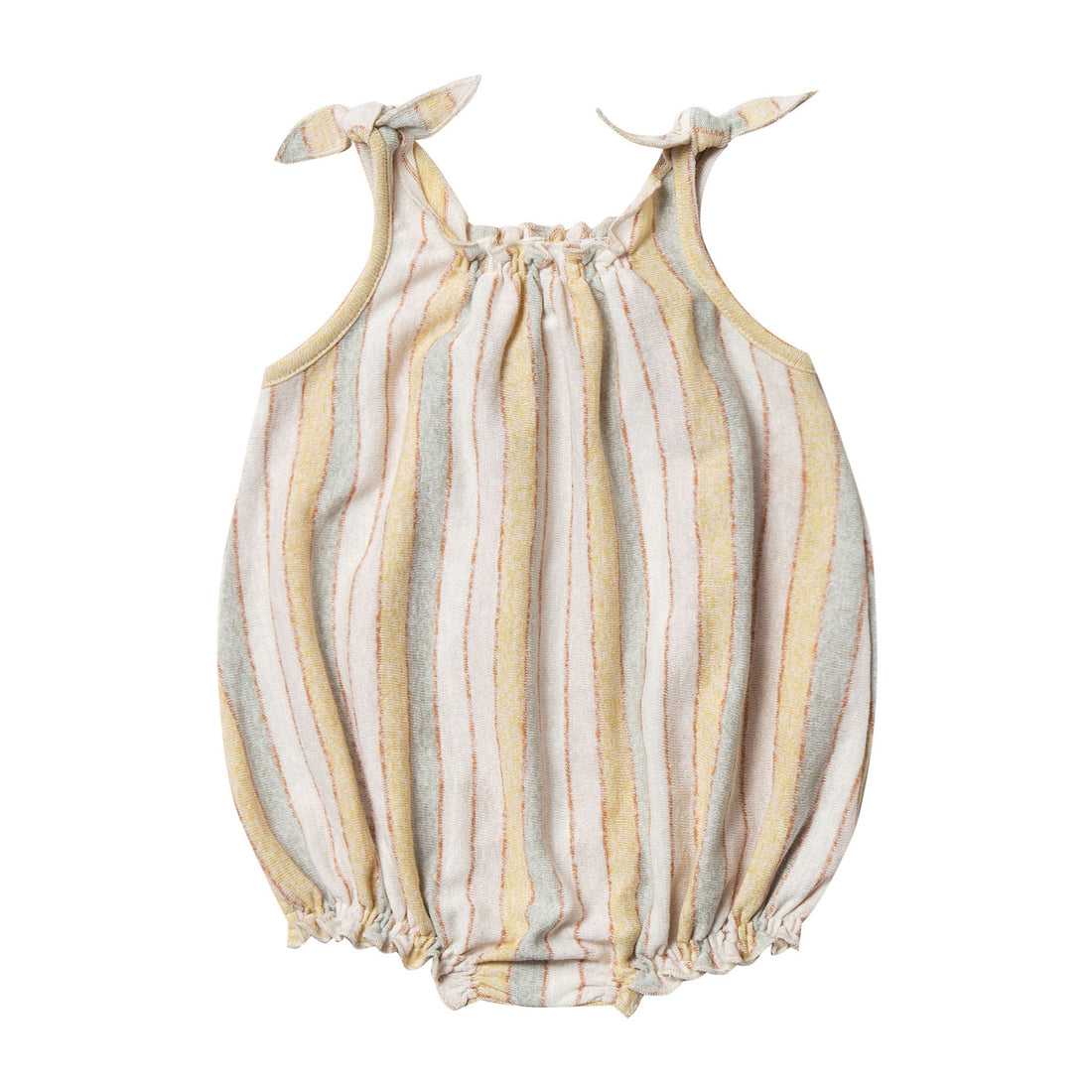 Rylee and Cru Carnival Stripe Shoulder Tie Onesie