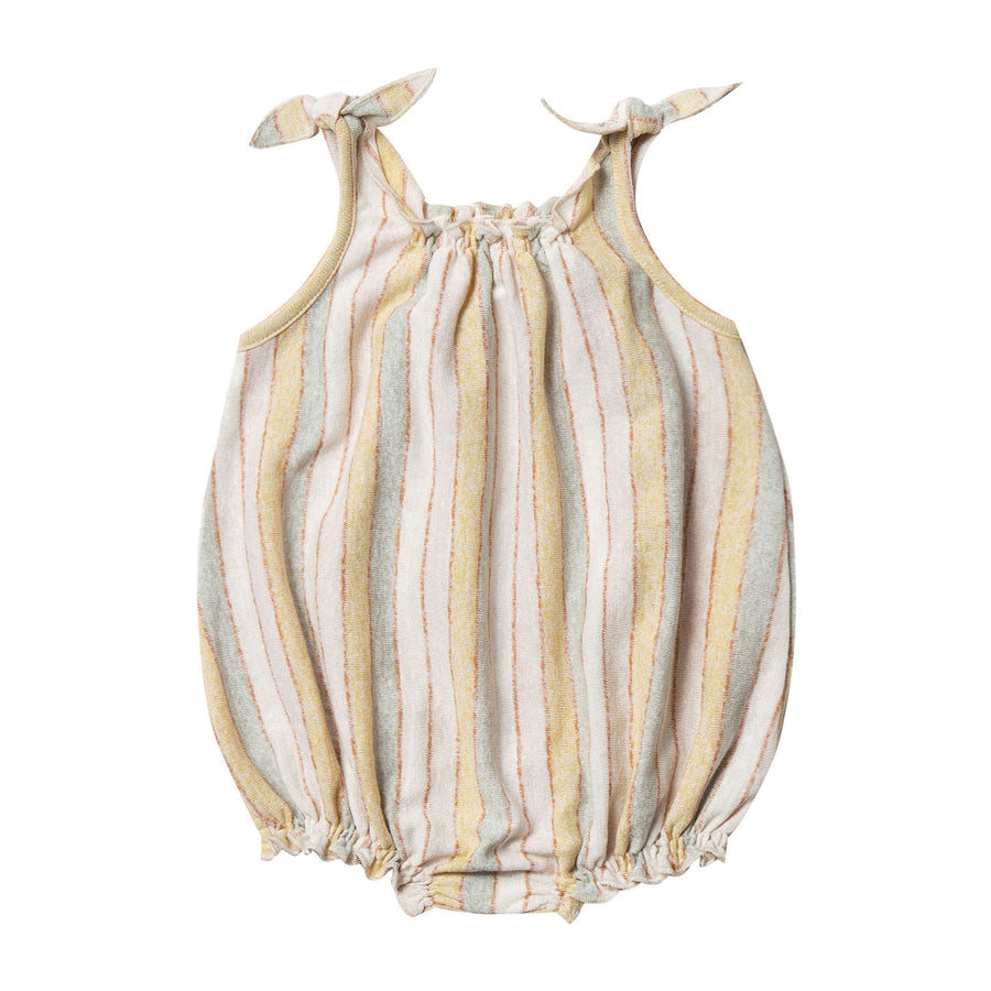 Rylee and Cru Carnival Stripe Shoulder Tie Onesie