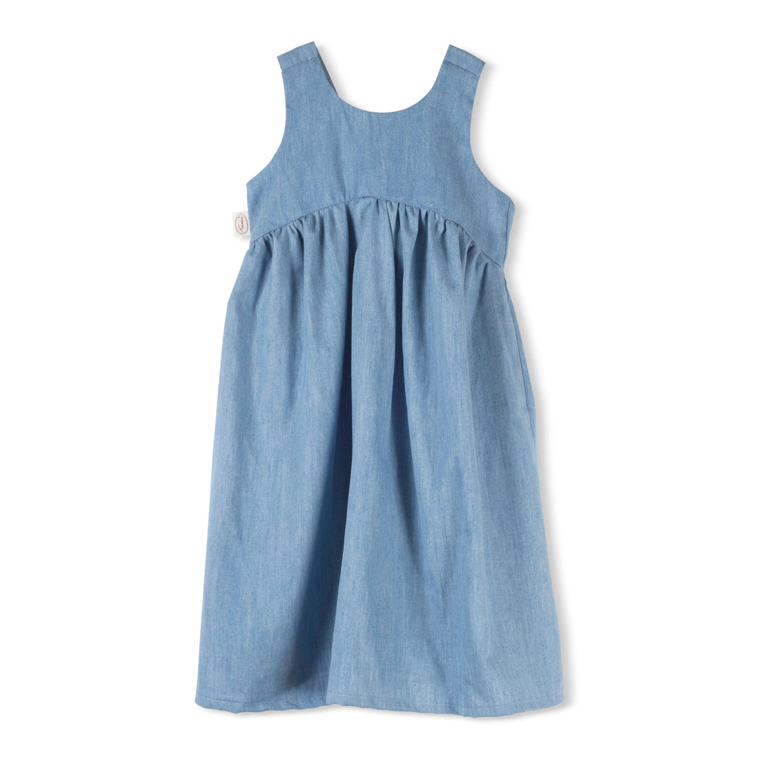 Tinono dresses Tinono Light Denim Ruffle Dress