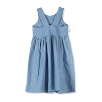 Tinono dresses Tinono Light Denim Ruffle Dress