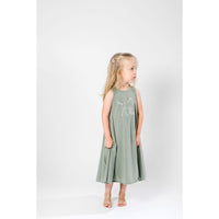 Tinono dresses Tinono Olive Horse Tank Dress
