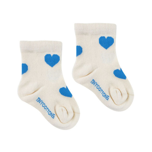 Tiny Cottons accessories 6-12m Tiny Cottons Light Cream Heart Medium Baby Socks