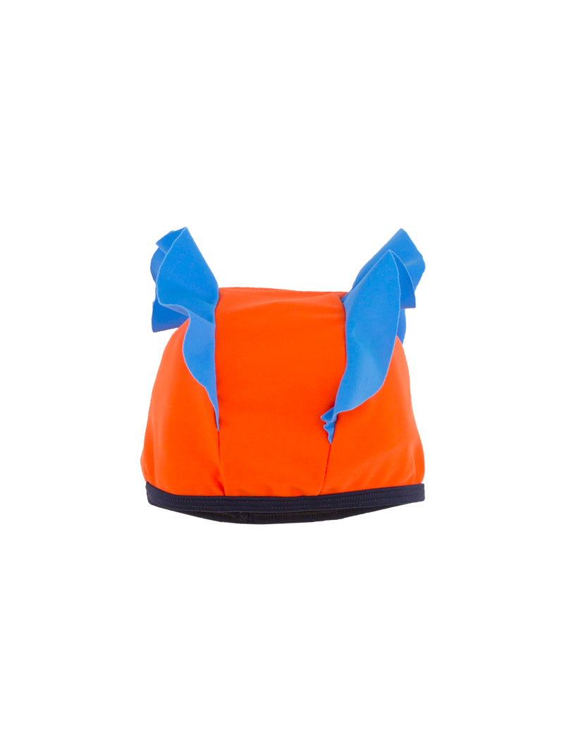 Tiny Cottons accessories L Tiny Cottons Carmine Colorblock Frills Swim Cap