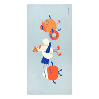 Tiny Cottons accessories OS Tiny Cottons Cadet Blue Beach Friends Towel