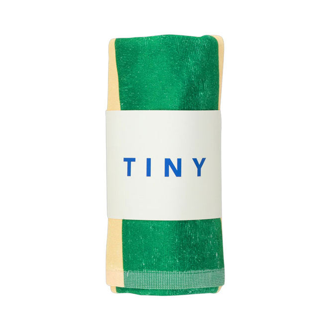 Tiny Cottons accessories OS Tiny Cottons Canary/Grass Green Big Stripes Towel