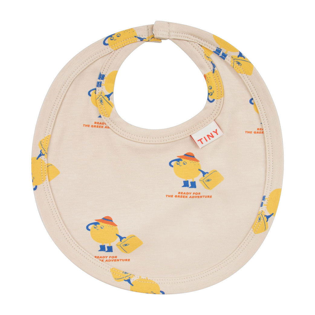 Tiny Cottons accessories OS Tiny Cottons Dark Vanilla/Yellow Greek Adventure Bib