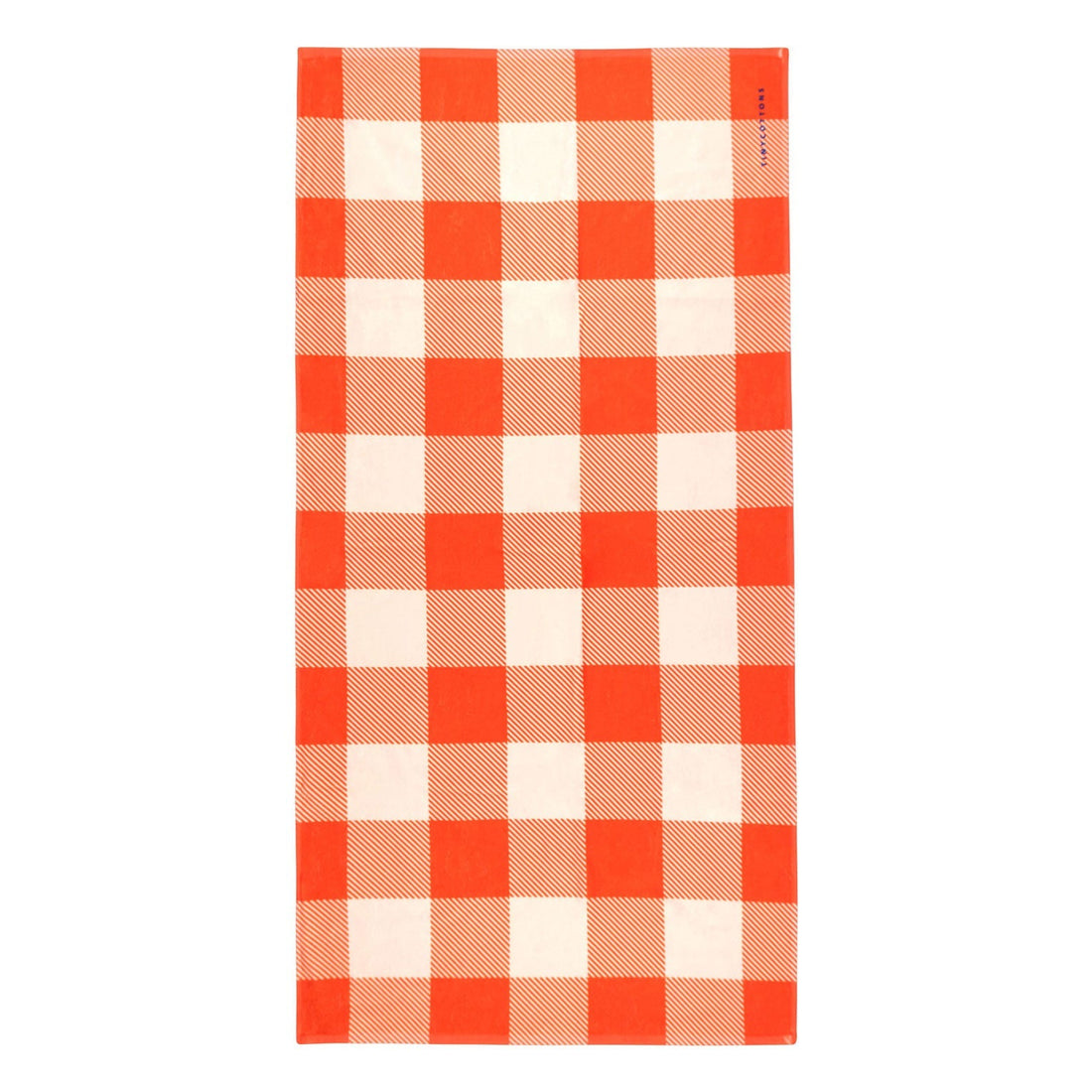 Tiny Cottons accessories OS Tiny Cottons Light Cream/Summer Red Vichy Towel