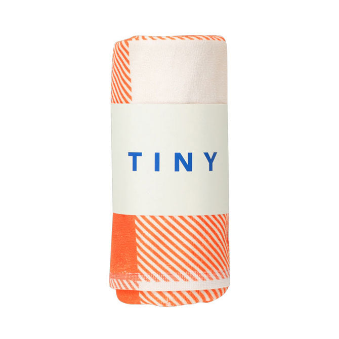 Tiny Cottons accessories OS Tiny Cottons Light Cream/Summer Red Vichy Towel