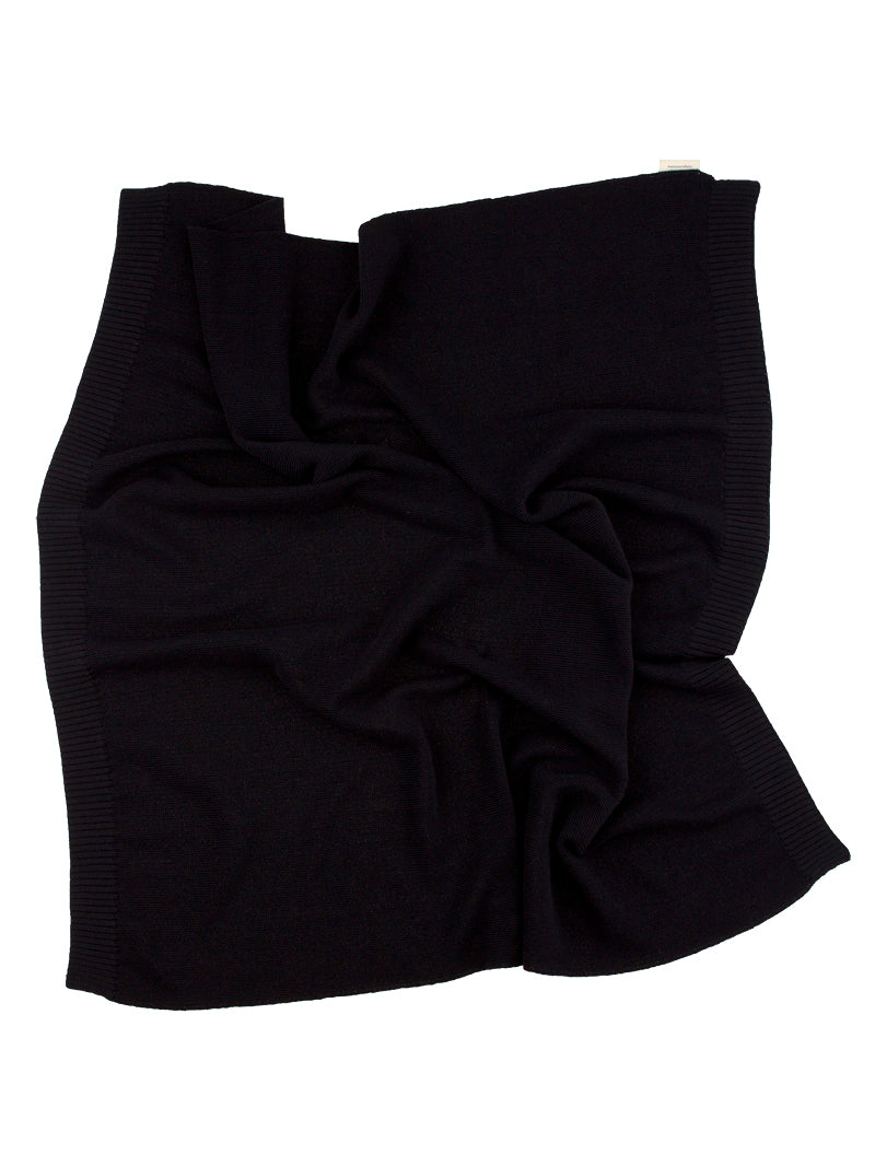 Tiny Cottons accessories OS Tiny Cottons Navy Solid Knit Blanket