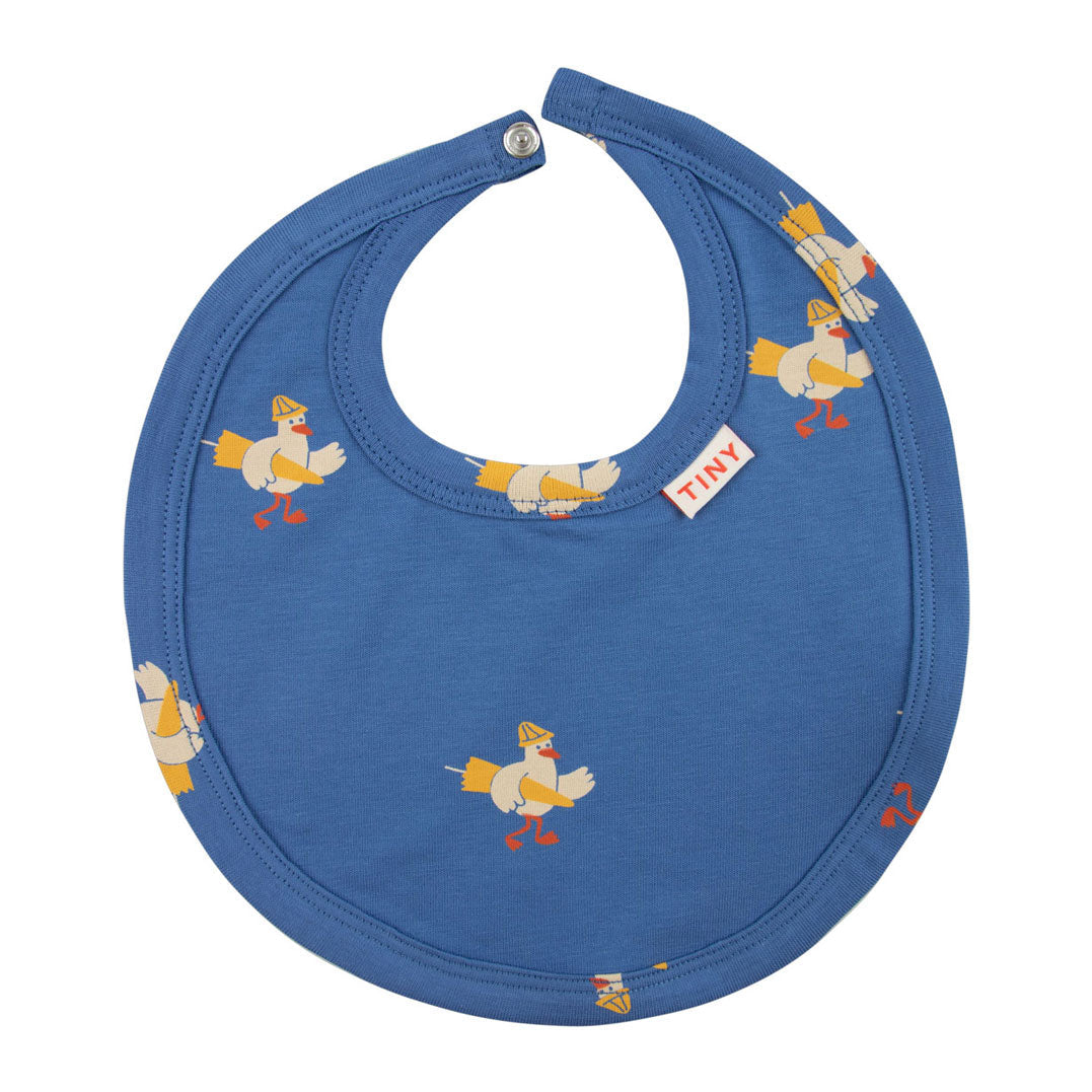 Tiny Cottons accessories OS Tiny Cottons Night Blue/Light Cream Beach Goose Bib