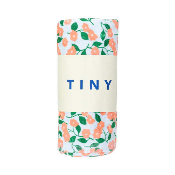 Tiny Cottons accessories OS Tiny Cottons Pale Blue/Light Papaya Meadow Towel