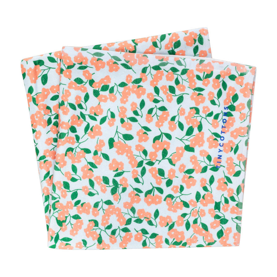 Tiny Cottons accessories OS Tiny Cottons Pale Blue/Light Papaya Meadow Towel