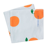 Tiny Cottons accessories OS Tiny Cottons Pale Blue/Orange Oranges Towel