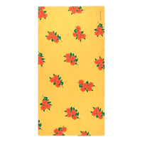 Tiny Cottons accessories OS Tiny Cottons Yellow/Summer Red Flowers Towel