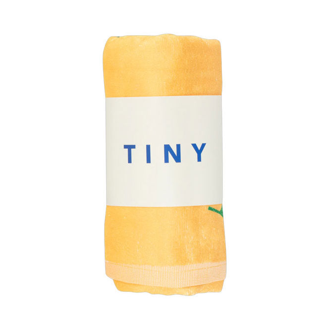 Tiny Cottons accessories OS Tiny Cottons Yellow/Summer Red Flowers Towel