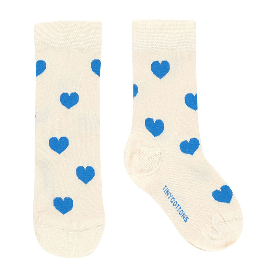 Tiny Cottons accessories Tiny Cottons Light Cream Heart Medium Socks