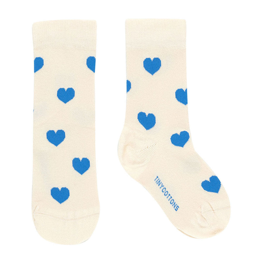 Tiny Cottons accessories Tiny Cottons Light Cream Heart Medium Socks