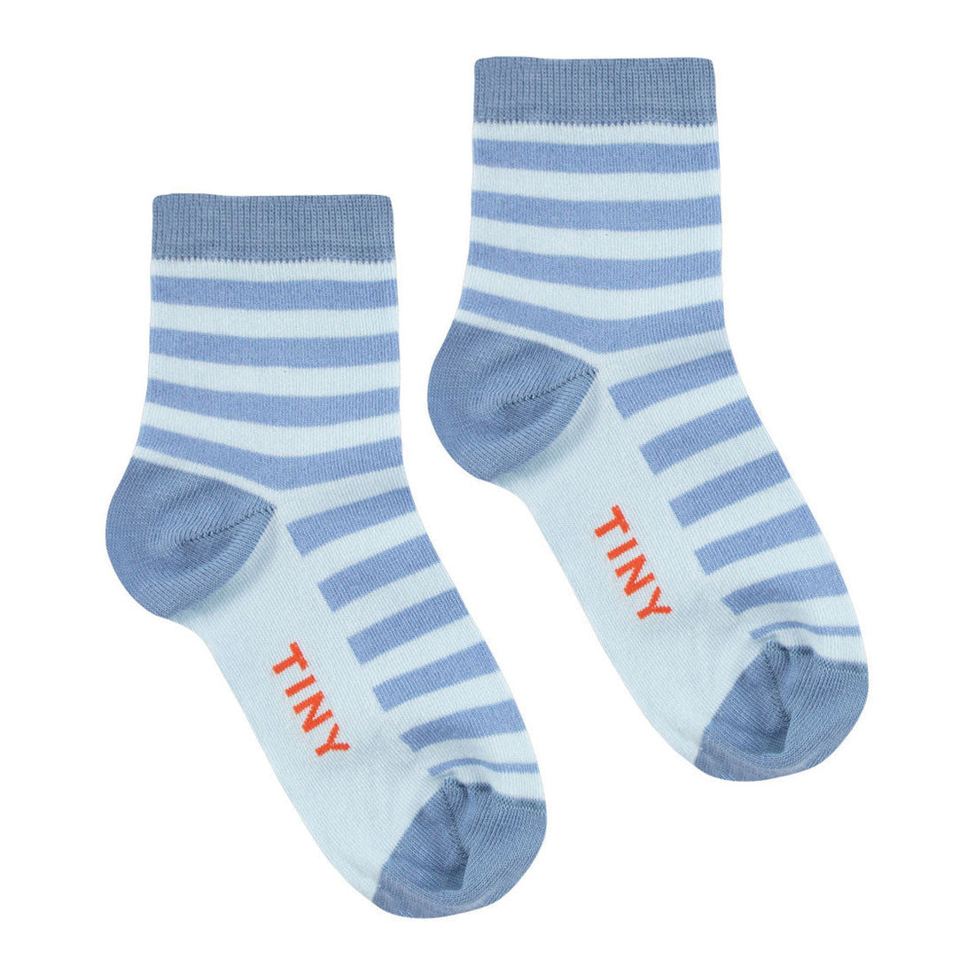 Tiny Cottons accessories Tiny Cottons Lilac Blue/Pale Blue Stripes Quarter Socks