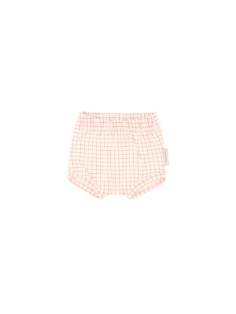 Tiny Cottons bloomers Tiny Cottons Light Pink Grid Bloomer
