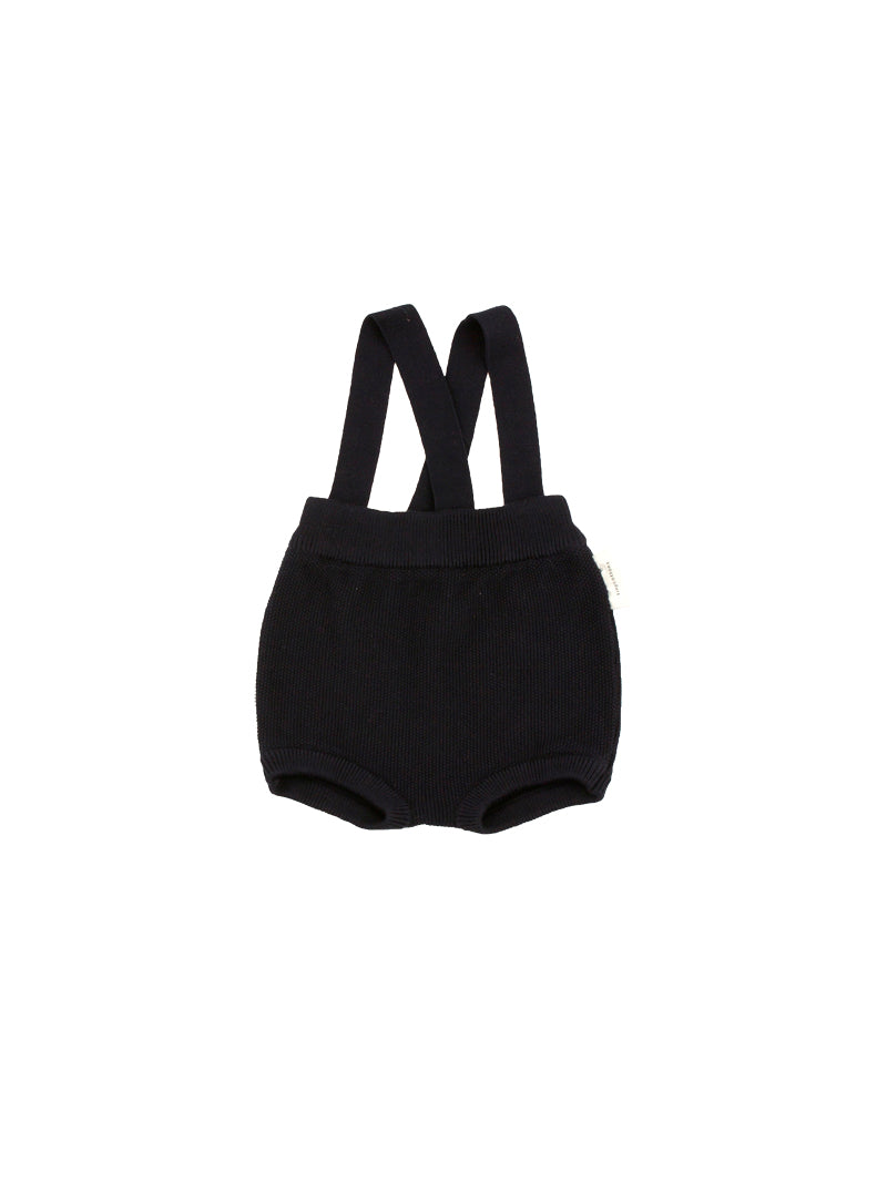Tiny Cottons bloomers Tiny Cottons Navy Solid Knit Baby Bloomers