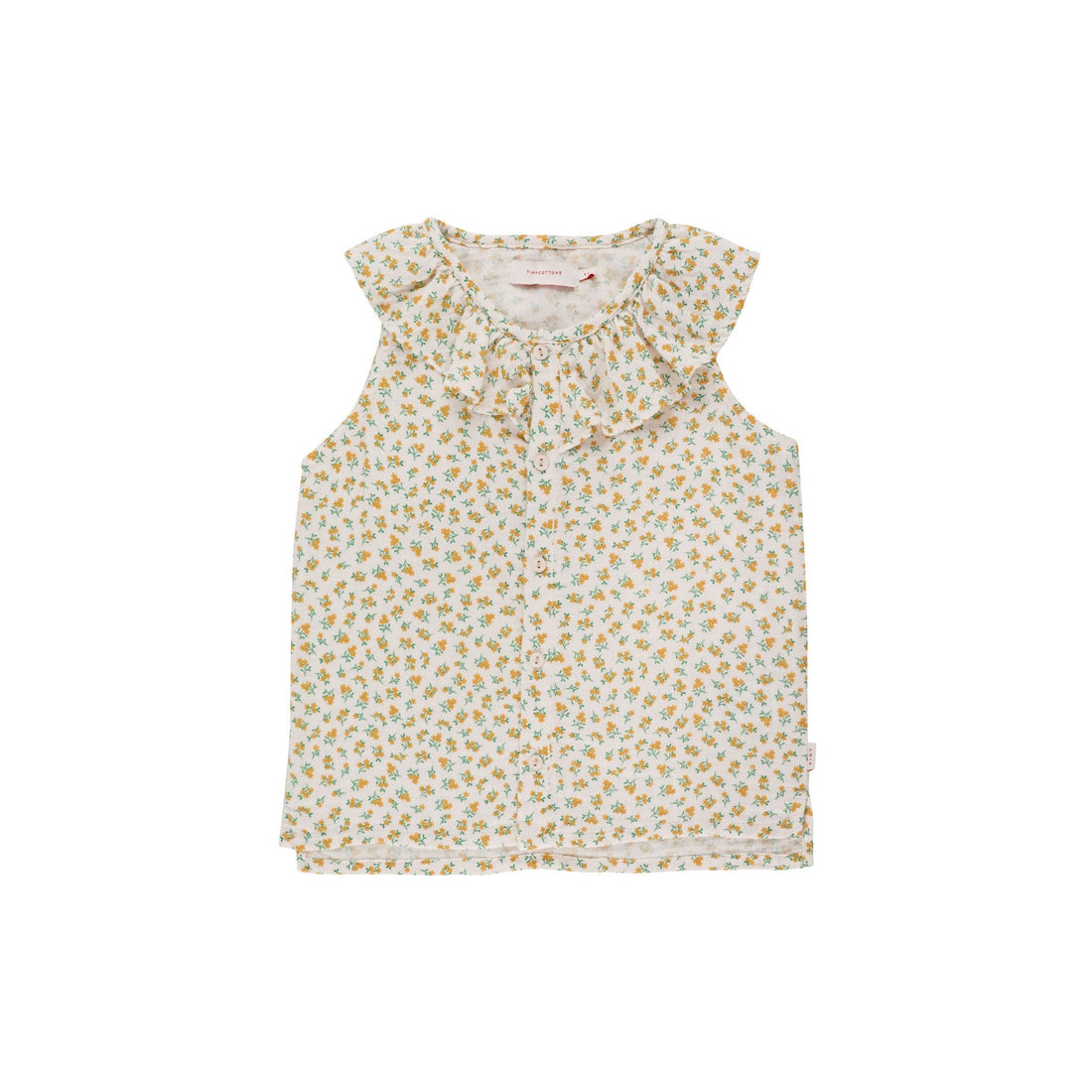 Tiny Cottons blouses Tiny Cottons Pastel Pink/Honey Small Flowers Blouse