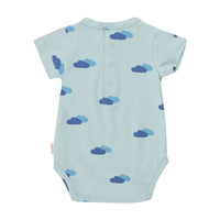 Tiny Cottons bodysuits Tiny Cottons Cadet Blue/Night Blue Clouds Body