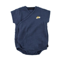 Tiny Cottons bodysuits Tiny Cottons Light Navy Sleepy Sun Wrap Body