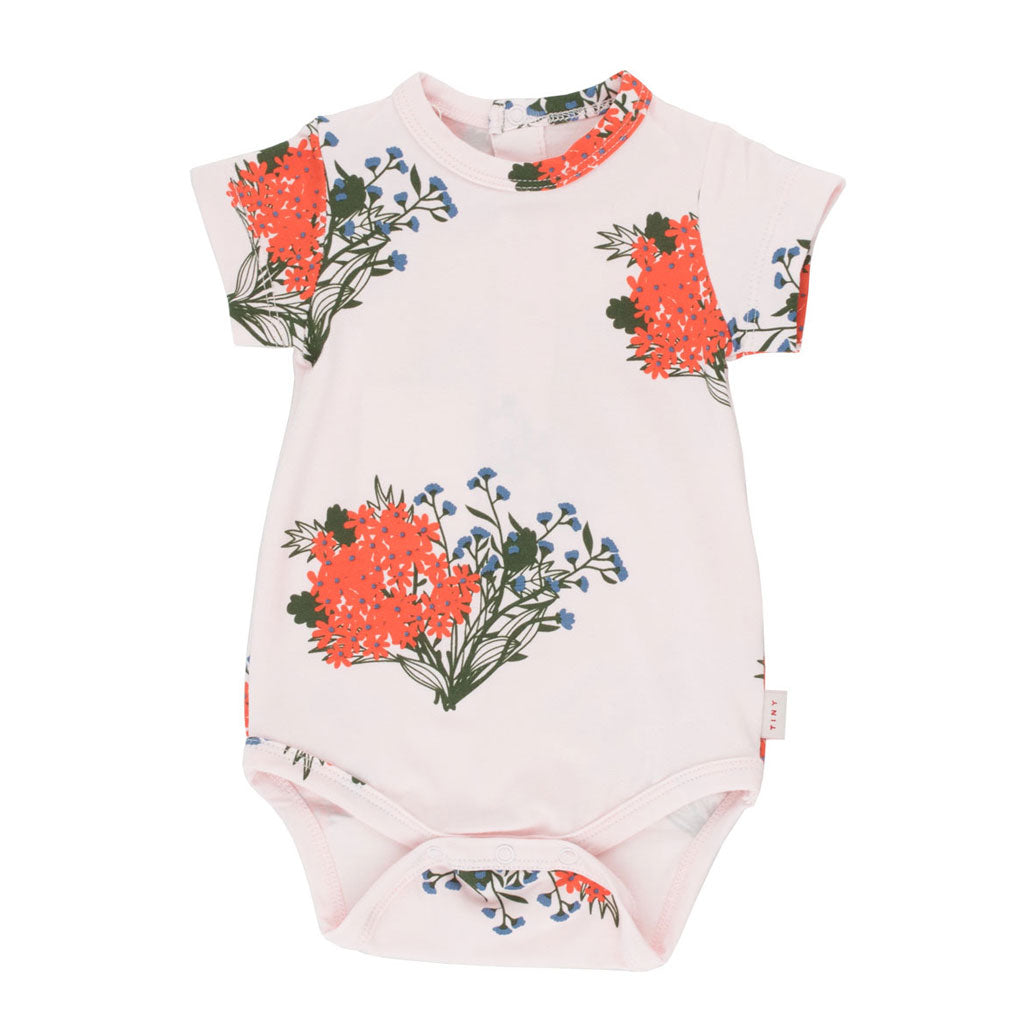 Tiny Cottons bodysuits Tiny Cottons Light Pink Flowers Body