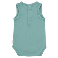 Tiny Cottons bodysuits Tiny Cottons Light Teal/Petrol Green Tiny Wreath Body