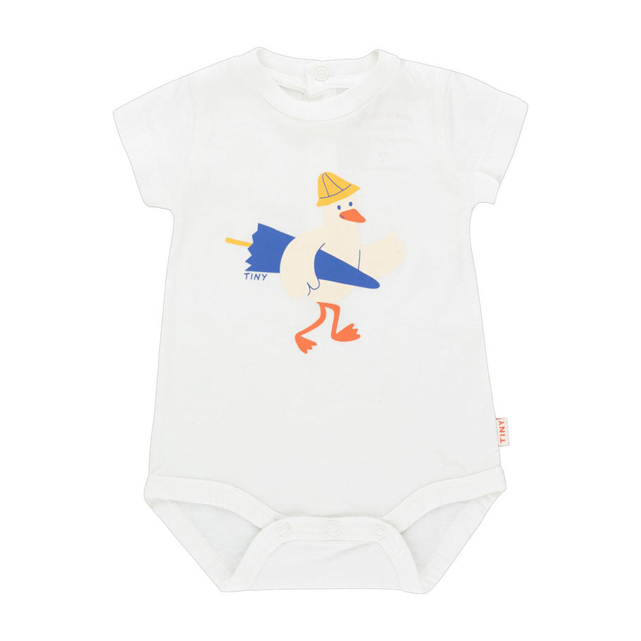Tiny Cottons bodysuits Tiny Cottons Off-White/Light Cream Beach Goose Body