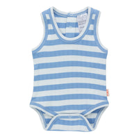 Tiny Cottons bodysuits Tiny Cottons Pale Blue/Lilac Blue Stripes Body