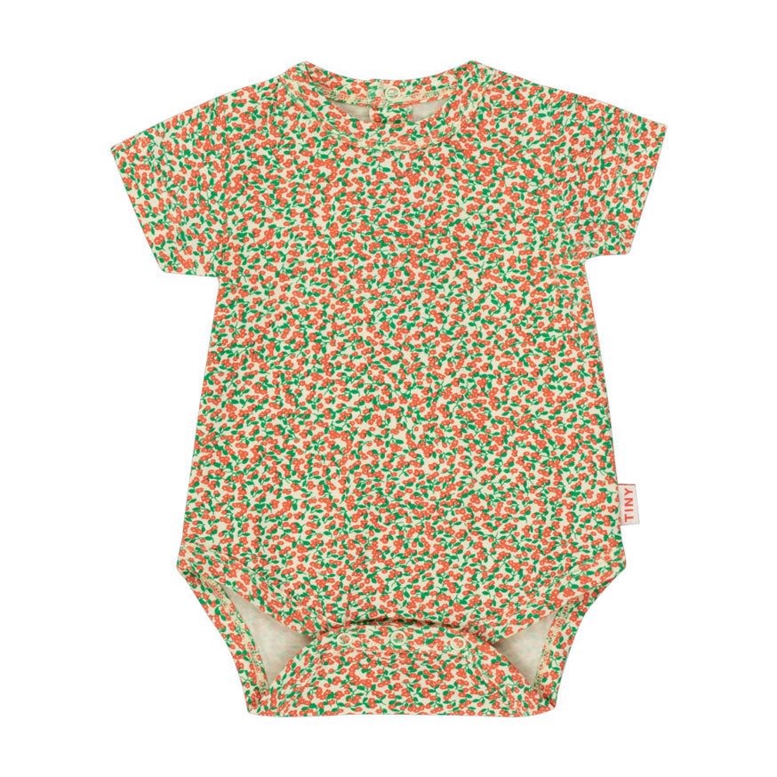 Tiny Cottons bodysuits Tiny Cottons Pastel Yellow/Summer Red Meadow Body