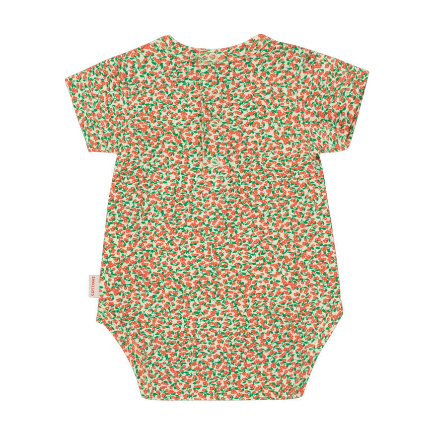 Tiny Cottons bodysuits Tiny Cottons Pastel Yellow/Summer Red Meadow Body