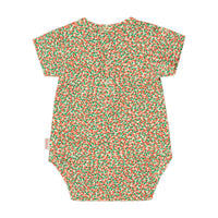 Tiny Cottons bodysuits Tiny Cottons Pastel Yellow/Summer Red Meadow Body