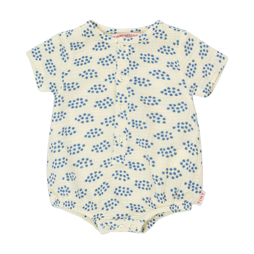 Tiny Cottons bodysuits Tiny Cottons Pastel Yellow/Ultramarine Forget Me Not Balloon Body