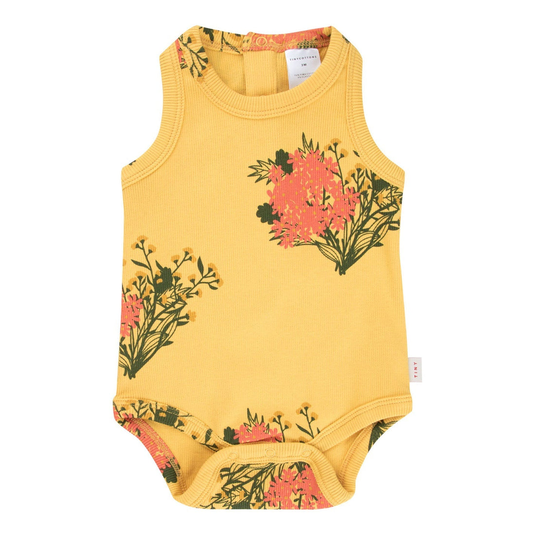 Tiny Cottons bodysuits Tiny Cottons Yellow Flowers Body