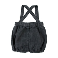 Tiny Cottons bottoms Tiny Cottons Black Denim Braces Bloomers