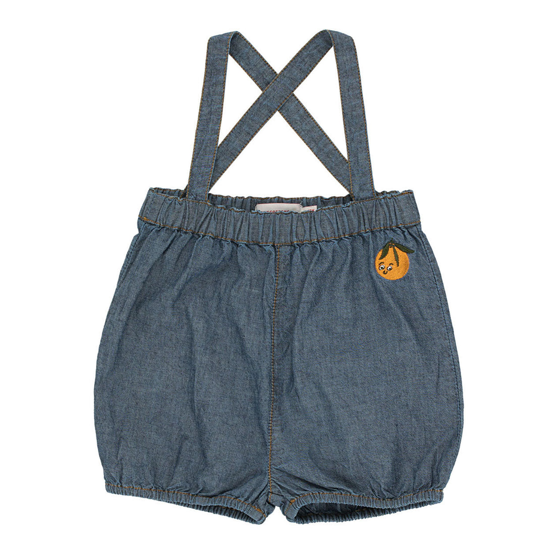 Tiny Cottons bottoms Tiny Cottons Blue Denim Braces Bloomers