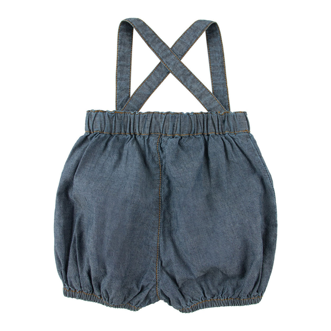Tiny Cottons bottoms Tiny Cottons Blue Denim Braces Bloomers