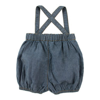 Tiny Cottons bottoms Tiny Cottons Blue Denim Braces Bloomers