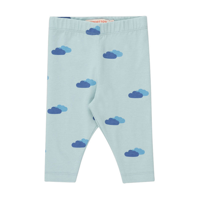 Tiny Cottons bottoms Tiny Cottons Cadet Blue/Night Blue Clouds Baby Pant